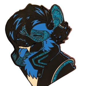 CyberYeen Glitter Enamel Pin