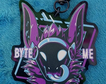 Byte Me Keychain
