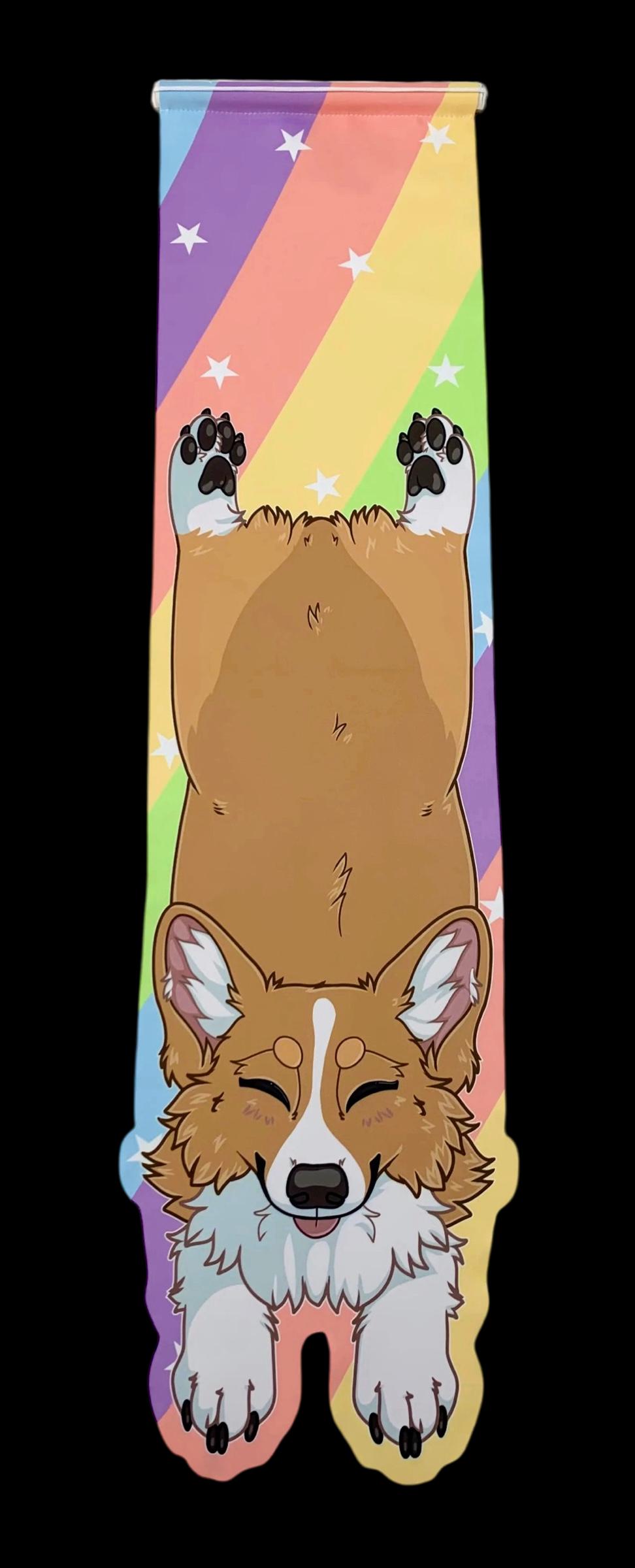 Corgi Beach Towel - Synthwave Corgi Beach Towel - Synthwave