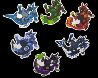 Protogen 3" Stickers