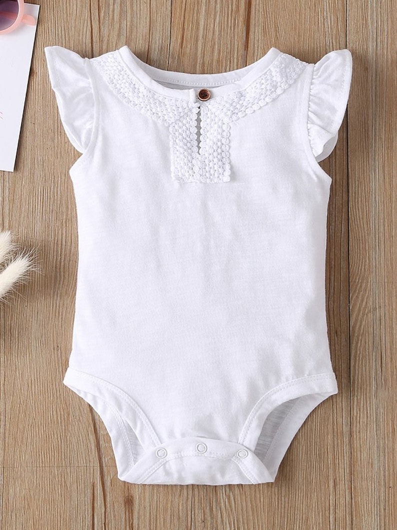 flutter sleeve bodysuit baby