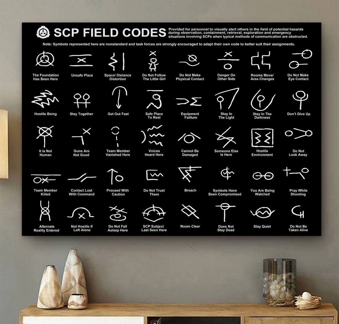 SCP Foundation Warning Attention Art Board Print for Sale by Yu-u