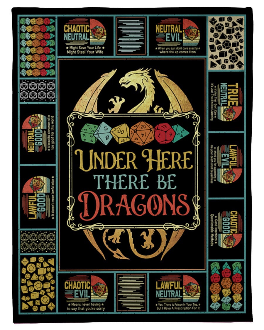 Fire Medieval Dragon Throw Blanket Fleece Blankets Plush 145x200 Cm