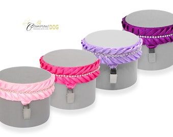 Dog show armband number holder - Gentle sparkle - pink and purple choice