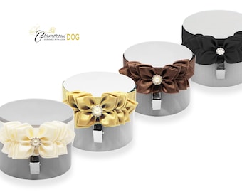 Dog show armband number holder - Sense of elegance - champagne, gold, brown or black