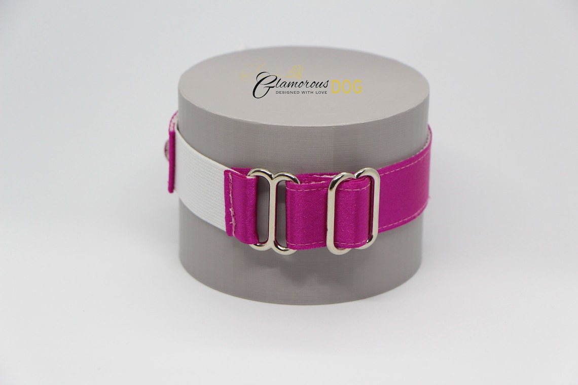 Dog show armband number holder Princess dream deep pink Etsy