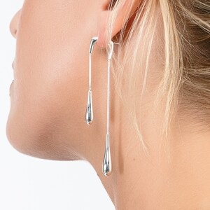 Double Drop Earrings Front and Back image 1