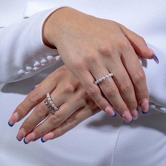 Royal Pearl Drop Ring Award Winning Designer Jewellery Everyday