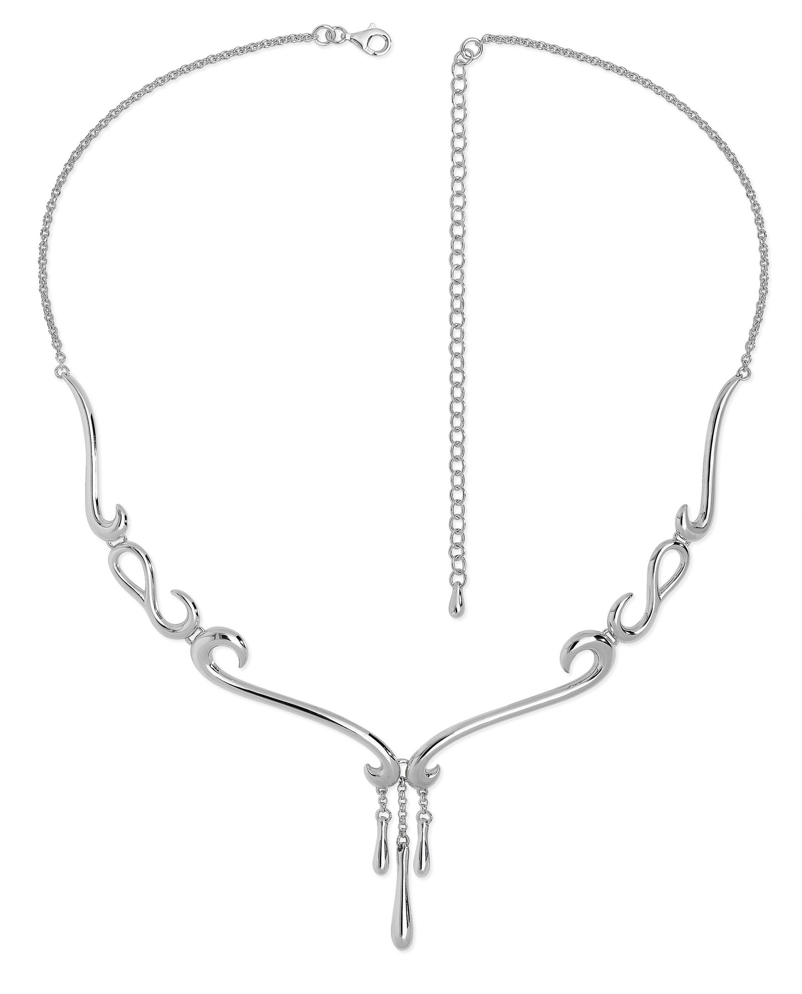 Triple Drip Elements Air Necklace Etsy