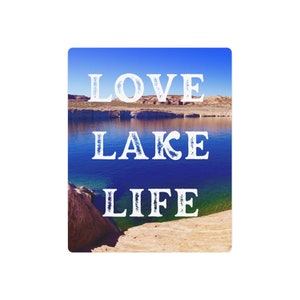 Love Lake Life Metal Sign Lake Powell