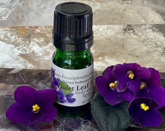 Violet Leaf Absolute Oil Viola odorata Egypt Uncut Cucumber Note Violette feuilles 18th Century Natural Perfumery Favorite Floral