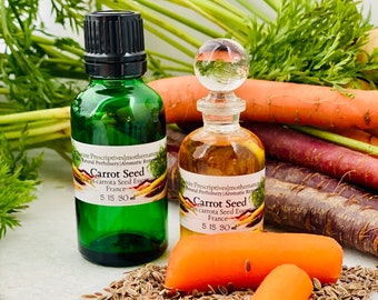 Carrot seed Essential Oil  Daucus carota France Root and Woody Notes Sweet Top Note Asian Note Blends Acne Breakout Care Maskne Skin Support
