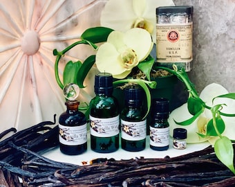 Organic Vanilla Wax     Vanilla planifolia   Natural Perfumery  Solid Perfume DIY  Lotions  Creams  Beard Blends Body Oil