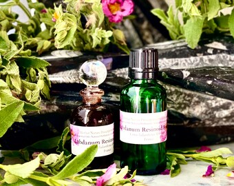 Wild Crafted Labdanum Pourable Resinoid Oil Cistus ladaniferus Spain  Incense  Rose Rose  3000 Year Perfume  Musky  Laudanum  Animalic