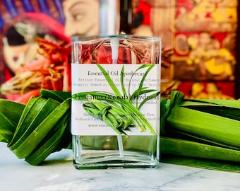 Pandanus (Kewda) Hydrosol Pandanus odoratissimus  Hydrolat India  Artisan Distillation Kewda Screw pine  Kewra  Kevada  Keya  Asian Vanilla