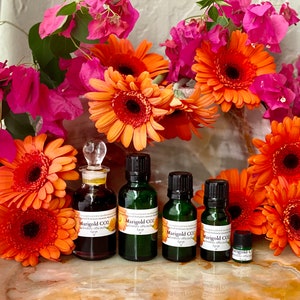 Calendula CO2 Uncut Oil  Calendula officinalis  Marigold CO2  Egypt  Herbal Pharmacy Speeds Wound Healing Reduces Scars Stretch Marks Potent