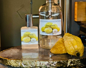 Etrog Hydrosol Distilled At Our Apothecary  Esrog  Citrus Medica Organic Locally Grown Hydrolat  Vitamin C