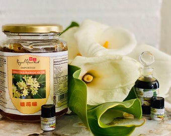 Osmanthus Absolute Oil Rare Perfume Supply Osmanthus fragans Floral China Botanical Perfumery Tenacious Sillage    Wild Crafted  Sweet Olive