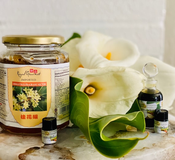 Osmanthus Absolute Oil Rare Perfume Supply Osmanthus fragans Floral China Botanical Perfumery Tenacious Sillage    Wild Crafted  Sweet Olive