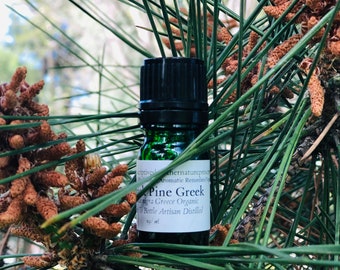 Wild Crafted Greek Black Pine Essential Oil Greece Pinus nigra  Artisan Distilled Men’s Skincare Balsamic Razor Burns Antifungal Anti Viral
