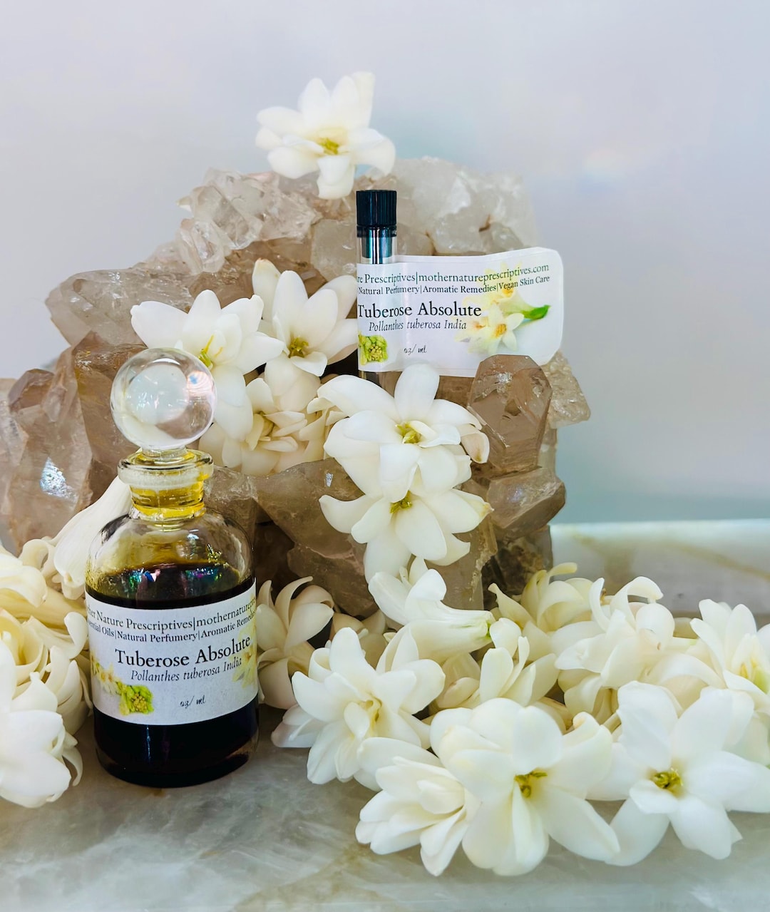 Tuberose Absolute Oil Polianthes Tuberosa India Undiluted Honey
