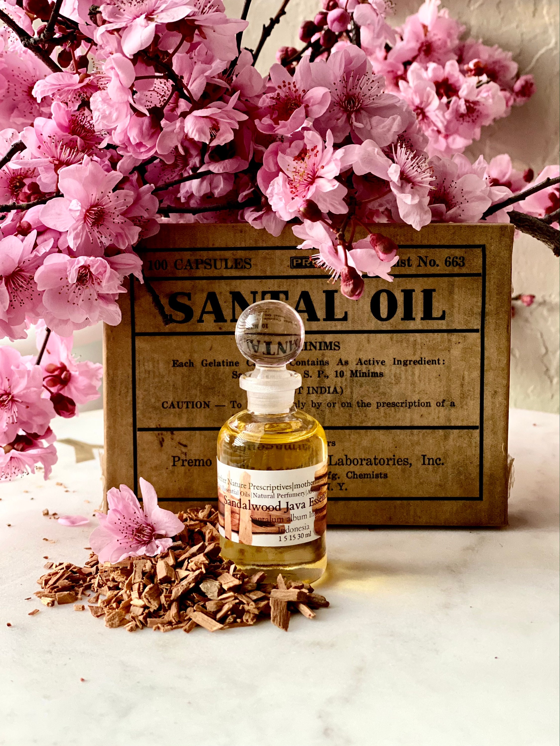 Huile Essentielle De Santal Des Indes (Santalum Album Sauvage) - 10 Ml - Marque Oshadhi - Neuf Scellé