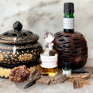 Oud Attar Oil  Agarwood Distilled in Artisan Sandalwood Mysore  Aquilaria Crassna  Cambodia   Attar Of Oud Perfume   Incense   Meditation