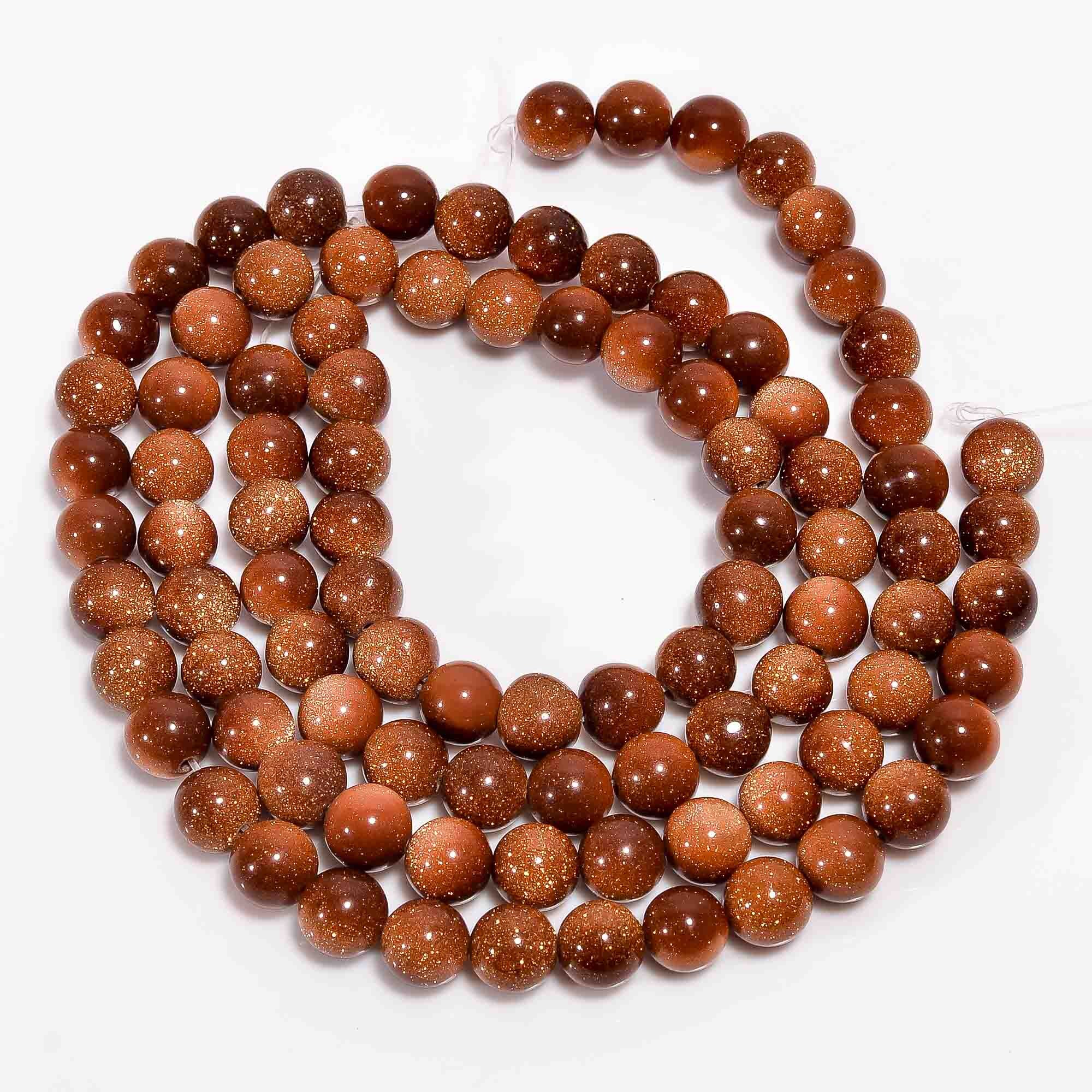 Gold Sandstone Gold Round 6mm8mm Smooth Round Natural Etsy