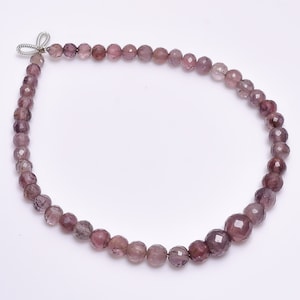 AAA+ Cherry Quartz Round Shape Faceted Beads, Cherry Quartz Gemstone Beads, Natural Faceted Cherry Quartz Beads, Cherry Quartz Round Beads