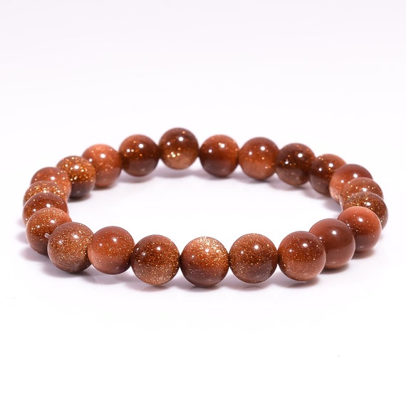 Stunning Gold Sandstone Bracelet Healing Crystal Bracelet