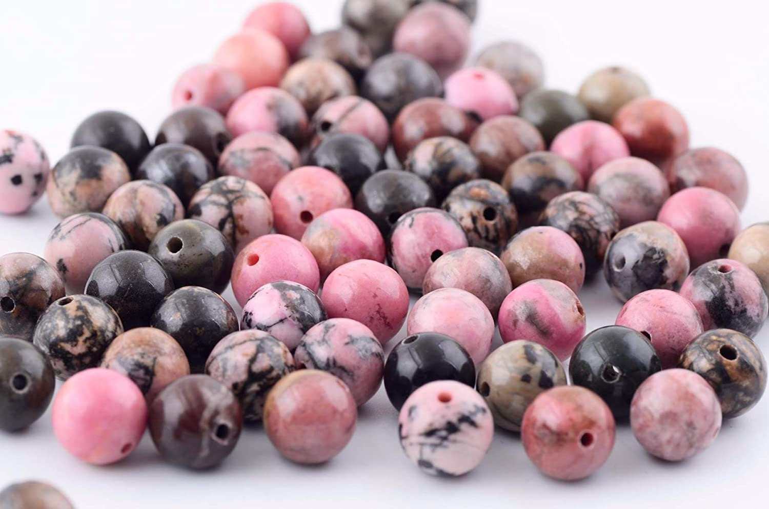 Natural Stone Beads 100pcs Round Genuine Real Stone Beading Etsy