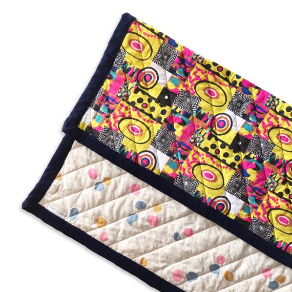 60s Psychedelic Quilted Baby Mat Crib Quilt Bib Set Etsy 60s Psychedelic Quilted Baby Mat Crib Quilt Bib Set Etsy