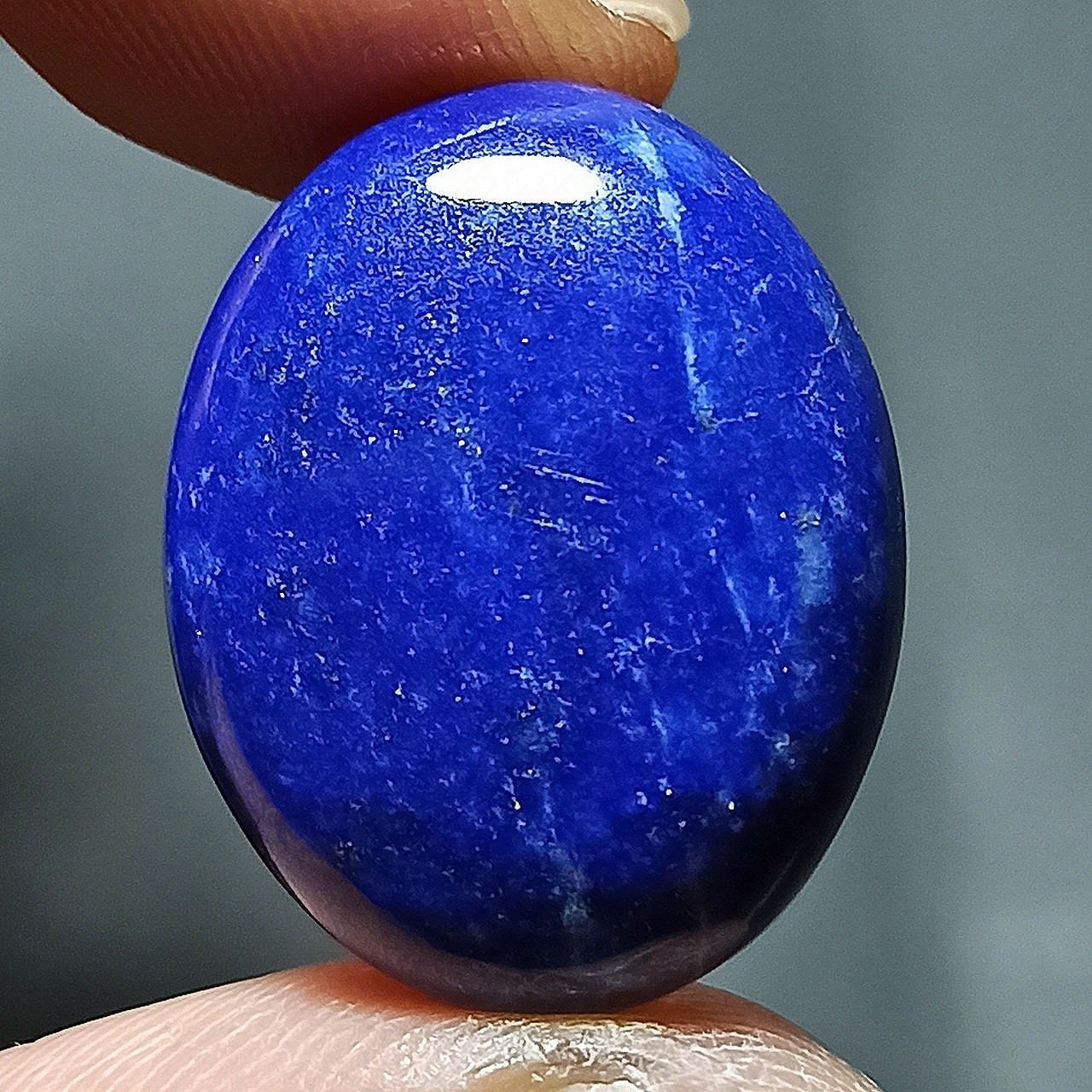 21ct Natural Top Blue Color Lapis Lazuli Cab 100 Natural Etsy