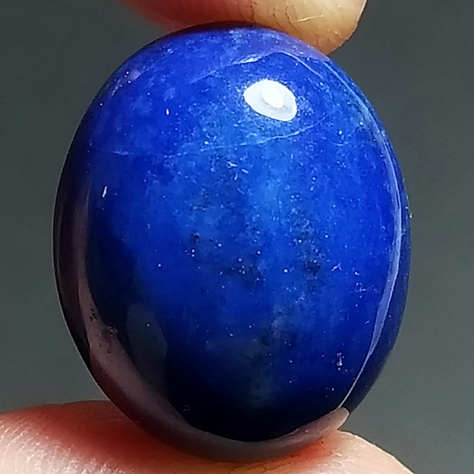 23ct Natural Top Blue Color Lapis Lazuli Cab 100 Natural Etsy