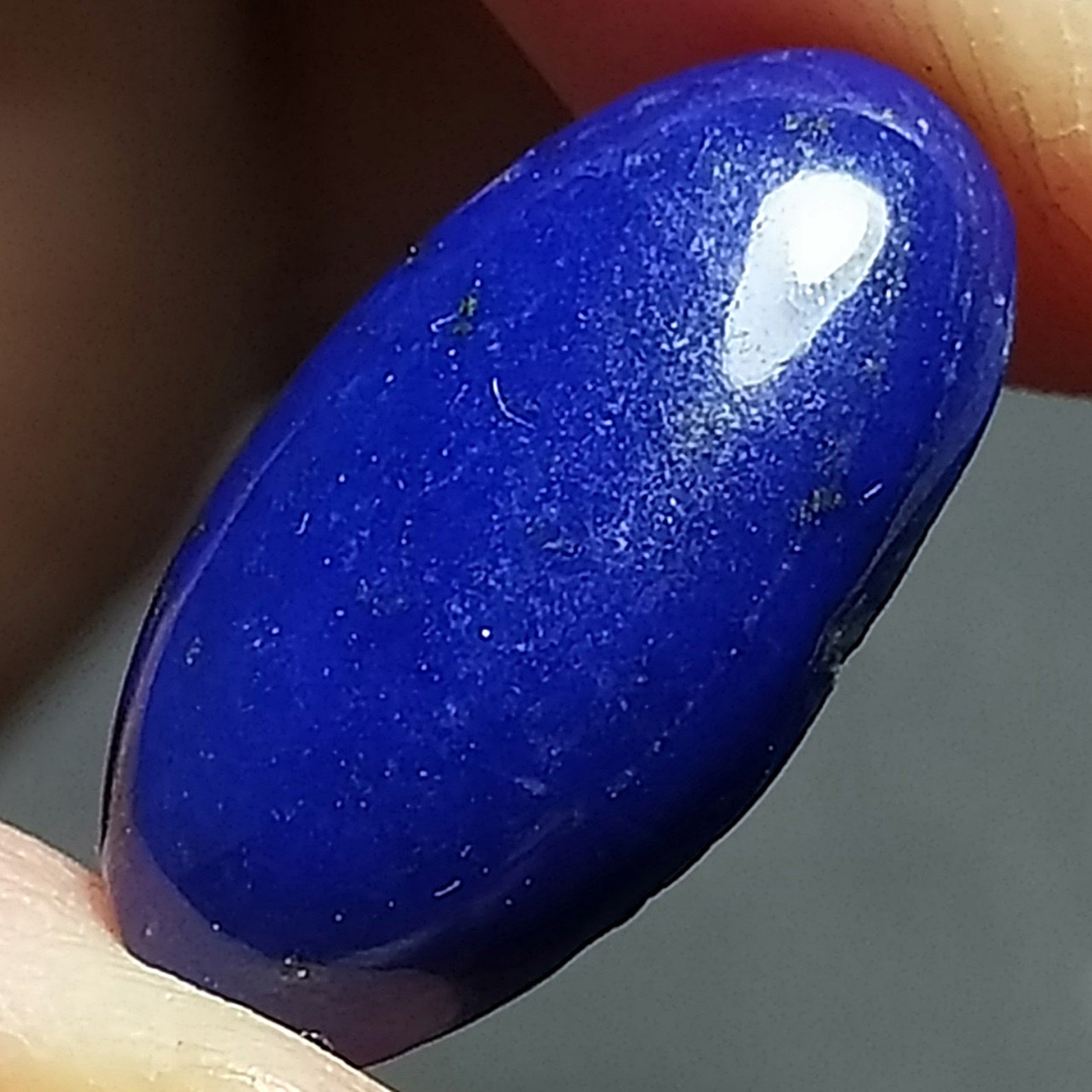 10ct Natural Top Blue Color Lapis Lazuli Cab 100 Natural Etsy