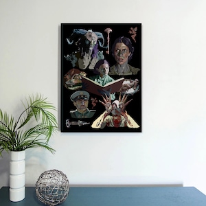 Pan&#39;s Labyrinth movie art print, hand-illustrated digital print, original limited edition, gift, memorabilia, decor, poster, wall art