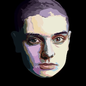 Sinead O&#39;Connor limited edition art print, original, gift, memorabilia, decor, poster, wall art
