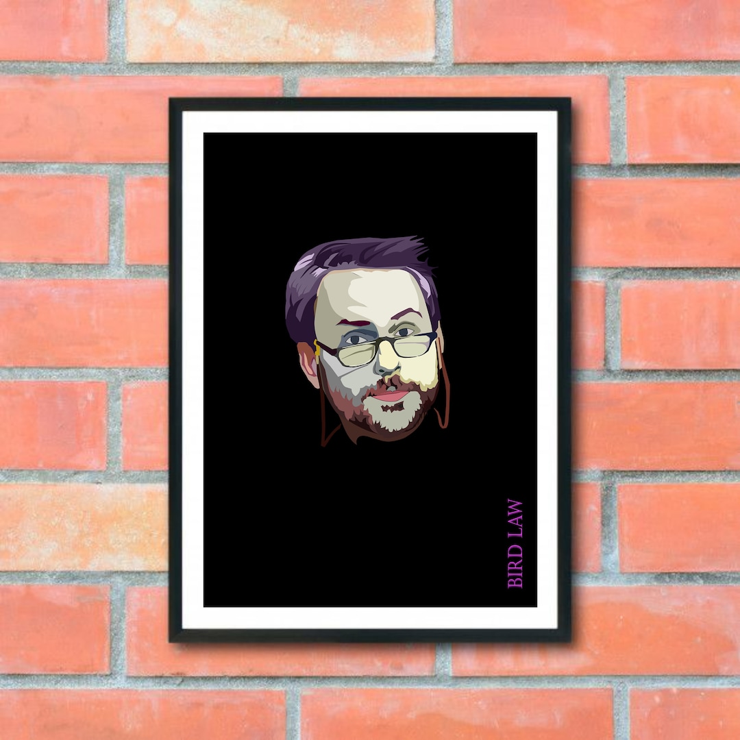Charlie Day Bird Law It's Always Sunny in Philadelphia Art Etsy