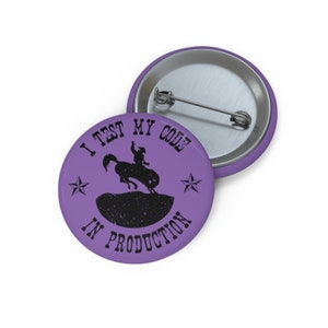 Funny Coding Pin for Laptop Case, Small Gift for Programmer, Pin Funny Round, Pin Funny Nerdy, Software Engineer Pin