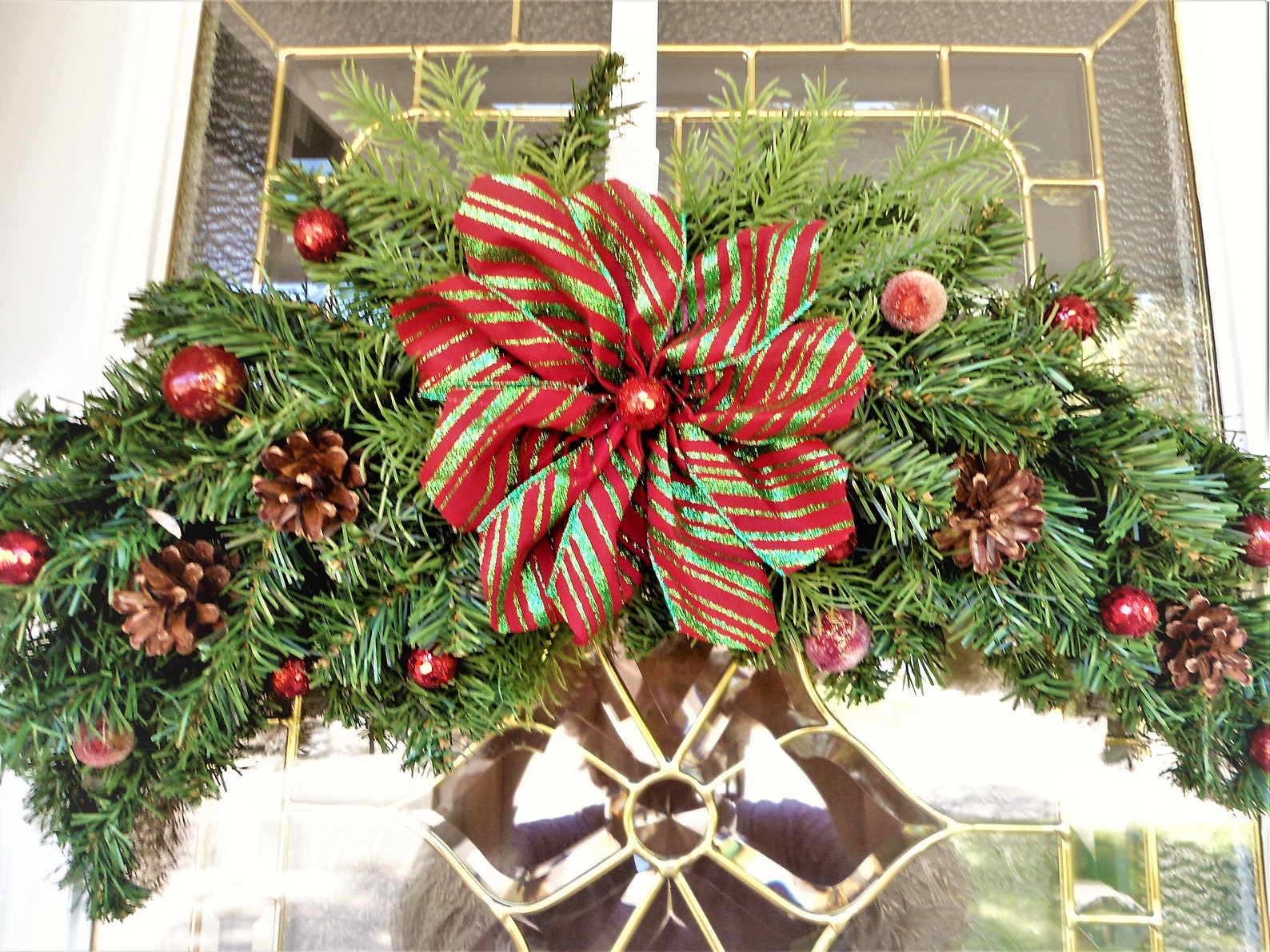 Christmas bough Christmas home decor Christmas wreath Etsy