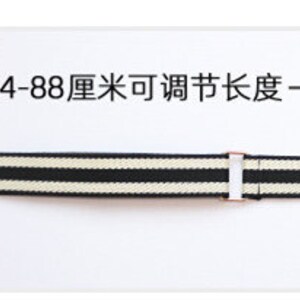3.8CM Width Adjustable 88-134cm Purse Strap Stripe With - Etsy