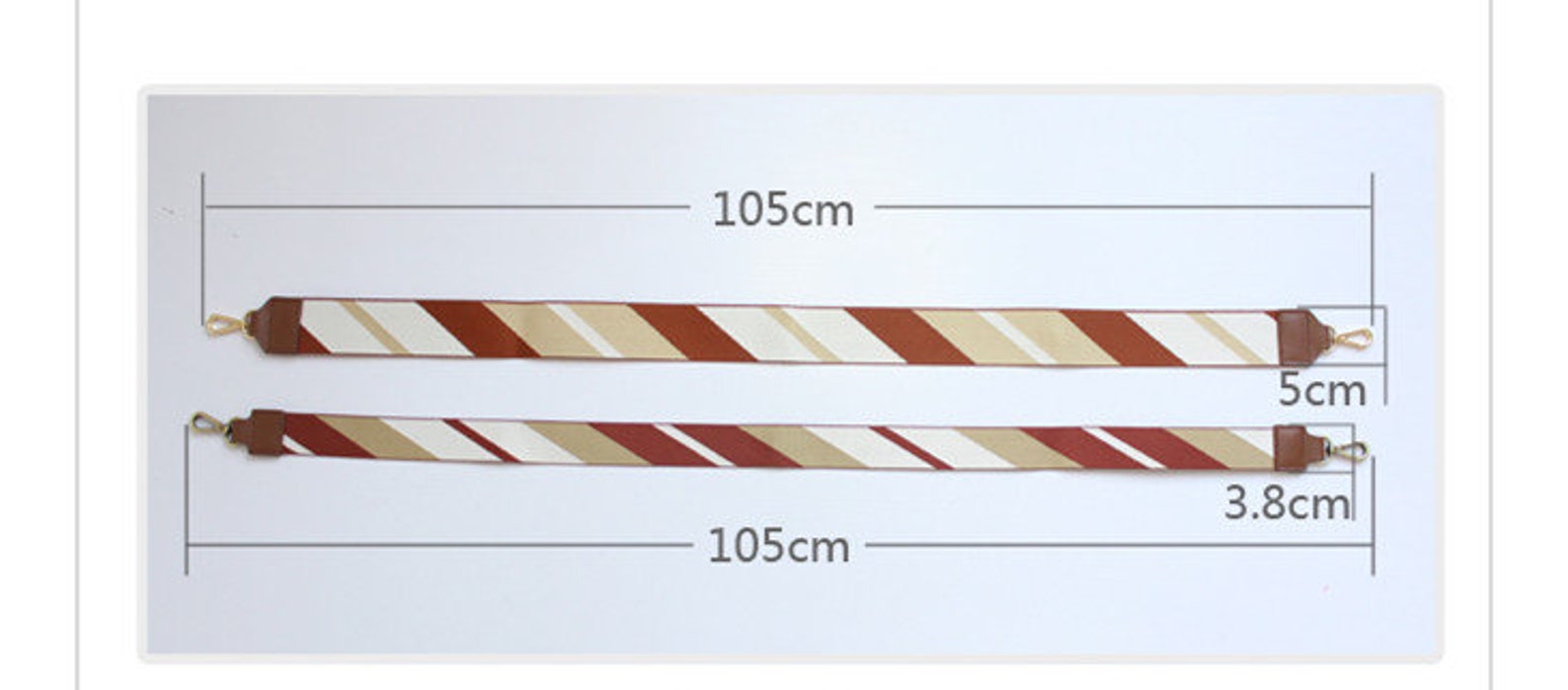 1pcs 3.8CM/5CM Width 105cm Length Purse Strap Stripe With Etsy