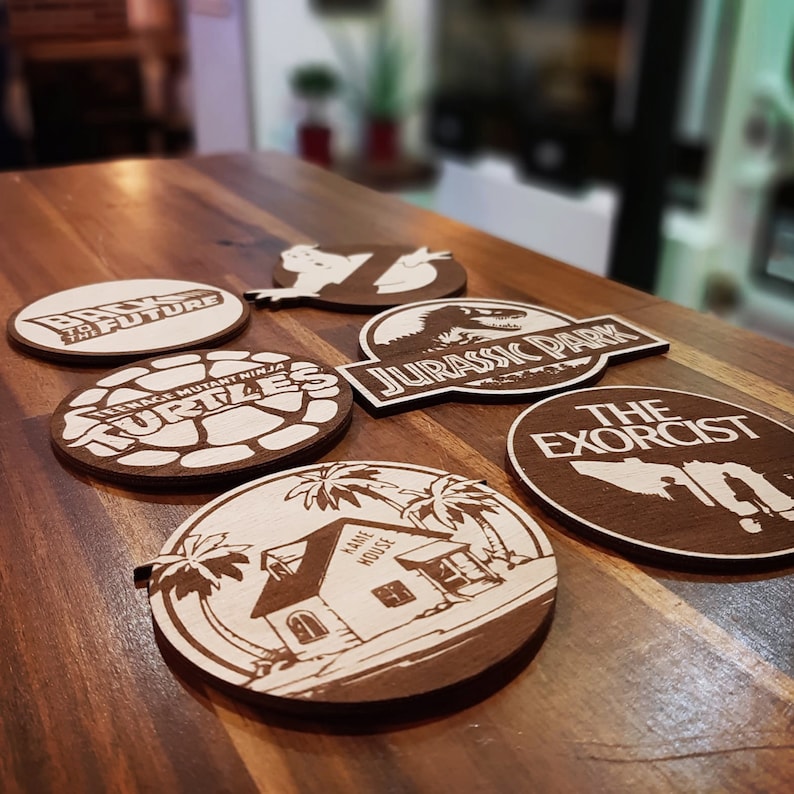 Sous-verre personnalisable en bois / Dessous de verre - Etsy France