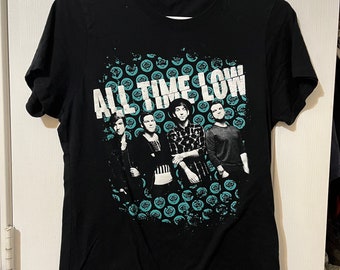 All Time Low Band Tee Y2K Vintage Small/ Medium T Shirt