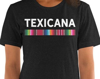 Texicana With Serape Color Stripe - Available in 5 Women's Garment Options.