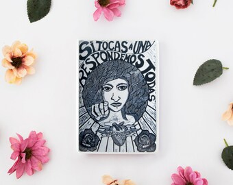 Feminist Magnet Gift, Sisterhood Gifts, Powerful Women Quote, Refrigerator Magnets Door, Office Best Friend Gifts, Women's March. LGBTQIA+