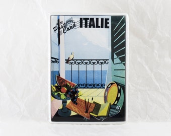 Italy Fridge Magnet, Door Magnets, Souvenir Gifts, Travel Magnets, Refriferator Magnets, Vintage Design, Best Friend Gifts, Custom Signature
