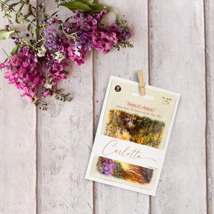 Semi di Fiori Rari per un Giardino Unico, Segnaposto personalizzato per Matrimonio/Evento a tema natura, Segnaposto Ecologico e Sostenibile