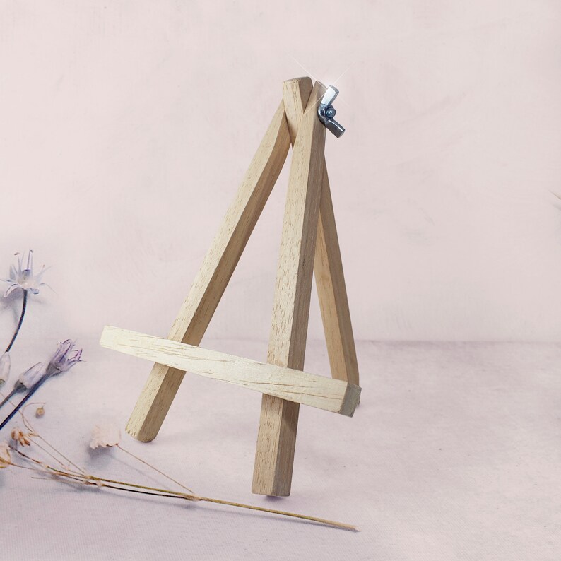 Table Top Wood Easel Rustic Display Wedding Easels Wooden Etsy UK