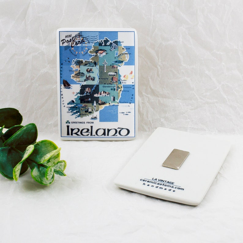 Ireland Map Refrigerator Irish Souvenir Kitchen, Office